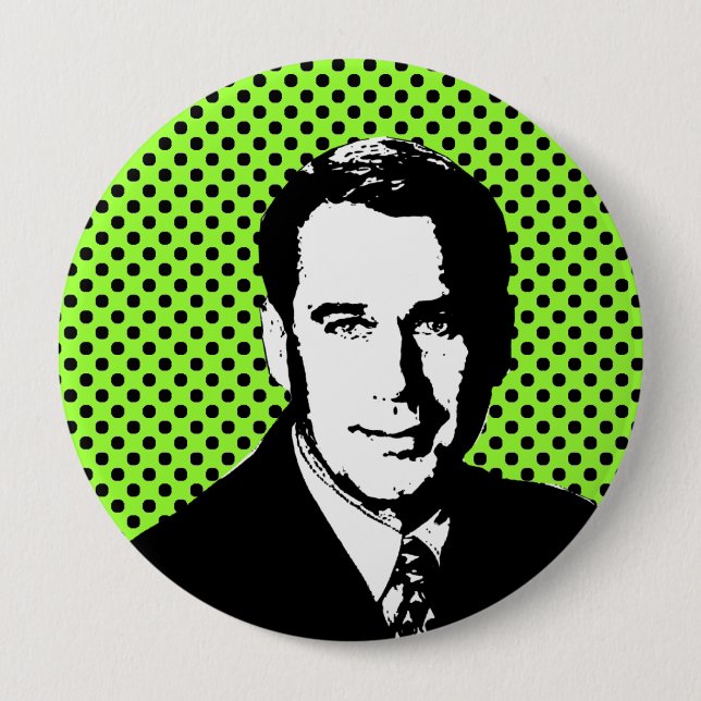 John Boehner 4 Inch Round Button (Front)