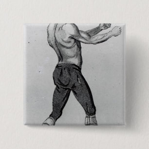 John Broughton 2 Inch Square Button