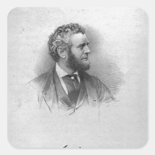 John Brown Square Sticker (Front)