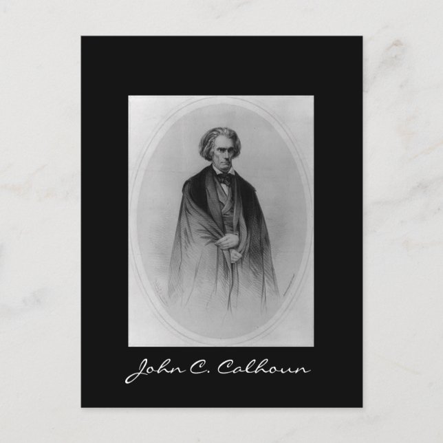 John C. Calhoun Postcard (Front)
