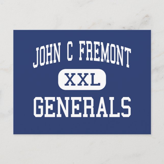 John C Fremont Generals Middle Roseburg Postcard (Front)
