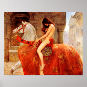 John Collier Lady Godiva - 1898 Poster