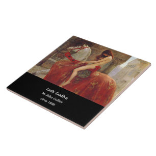 John Collier , "Lady Godiva" Tile