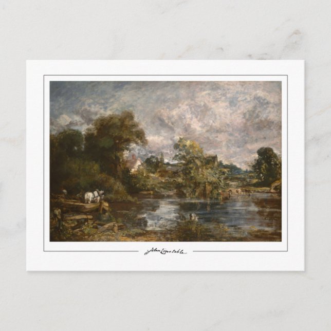 John Constable #16-2 - Fine Art Postcard (Front)