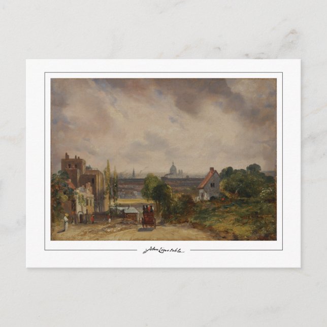John Constable #20 - Fine Art Postcard (Front)