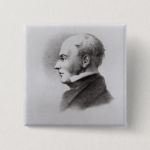 John Constable 2 Inch Square Button