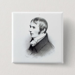 John Constable 2 Inch Square Button