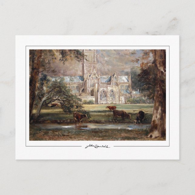 John Constable #313-2 - Fine Art Postcard (Front)