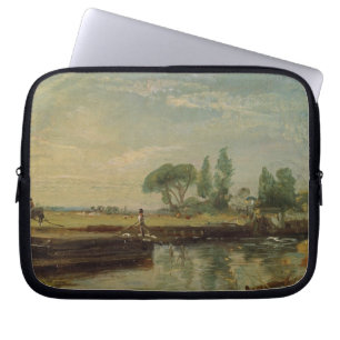 John Constable   A Barge below Flatford Lock, c.18 Laptop Sleeve
