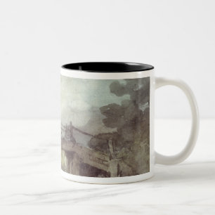 John Constable   A Bridge over the Stour Two-Tone Coffee Mug