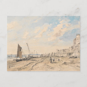 John Constable - Brighton Beach Looking West Postcard