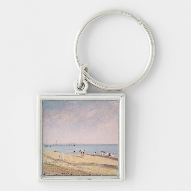 John Constable | Brighton Beach (oil on canvas) Keychain (Front)