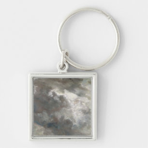 John Constable Cloud Study, 1821 (oil on paper l Keychain
