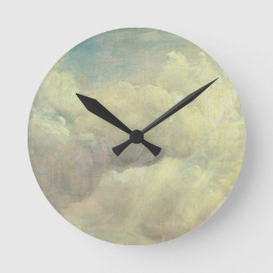 John Constable   Cloud Study, c.1821 (oil on canva Round Clock