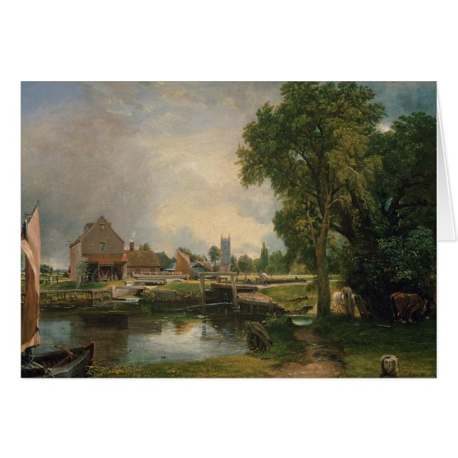 John Constable | Dedham Lock and Mill, 1820 (Devant horizontal)