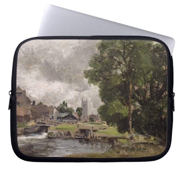 John Constable | Dedham Lock and Mill Laptop Sleeve (Front)