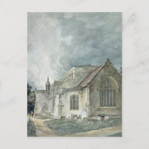 John Constable East Bergholt Church, c.1805-11 Postcard