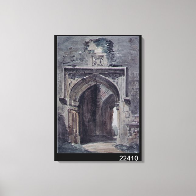 John Constable | East Bergholt Church Canvas Print (Front)
