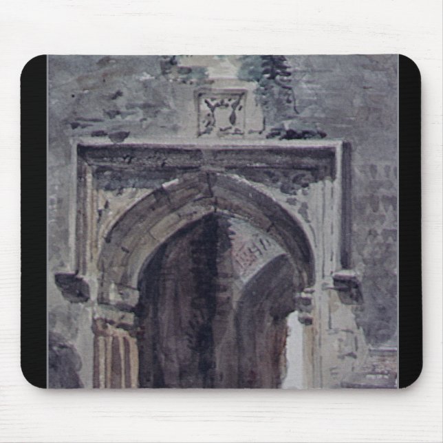 John Constable | East Bergholt Church Mouse Pad (Front)