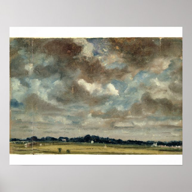John Constable | Extensive Landscape with Grey Clo Poster (Front)