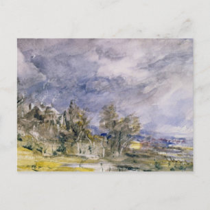 John Constable Hampstead Heath from near Well Wa Postcard
