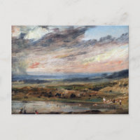 John Constable Hampstead Heath, with Pond and Bath