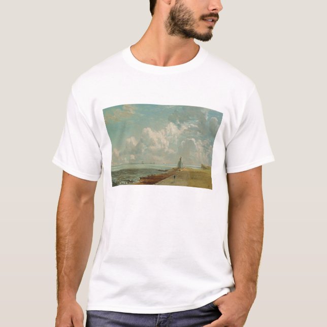 John Constable | Harwich, The Low Lighthouse and B T-Shirt (Front)