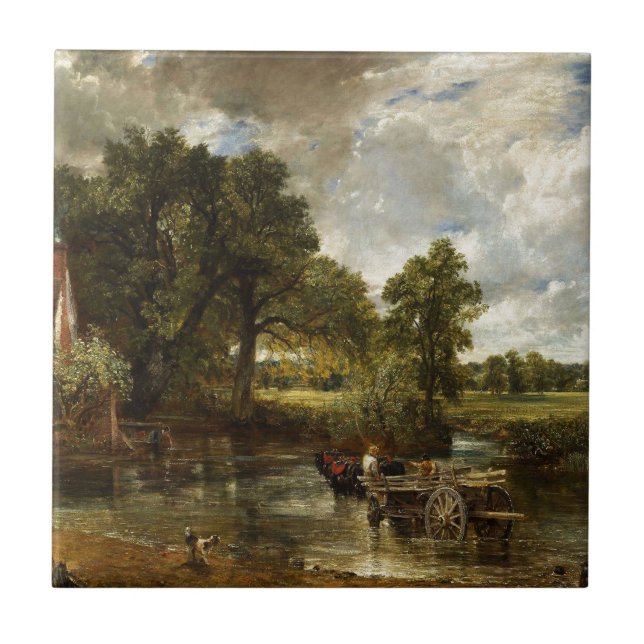 John Constable Hay Wain Tile (Front)