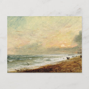 John Constable   Hove Beach, c.1824 (oil on paper  Postcard