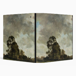 John Constable Landscape at Hampstead, Tree and Binder