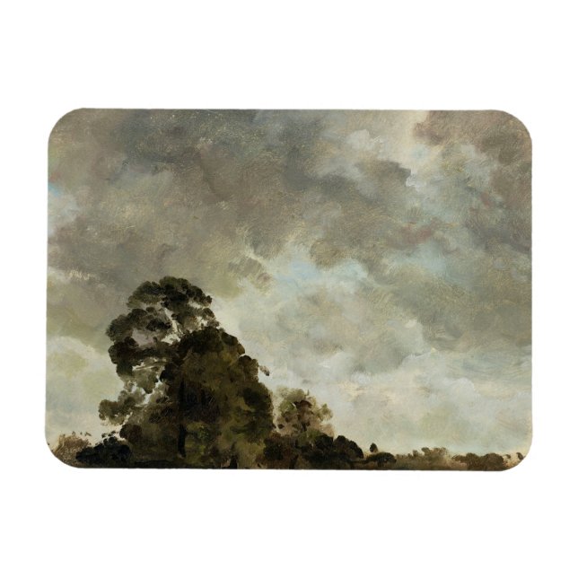 John Constable | Landscape at Hampstead, Tree and  Magnet (Horizontal)