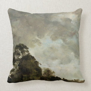 John Constable Landscape at Hampstead, Tree and Throw Pillow