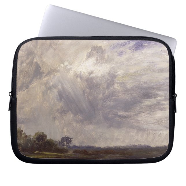 John Constable | Landscape with Grey Windy Sky, c. Laptop Sleeve (Front)