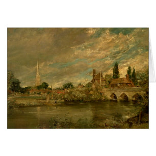 John Constable   le pont de Harnham et de Salisbu