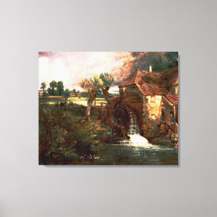 John Constable - Parham Mill (Modified) Canvas Print