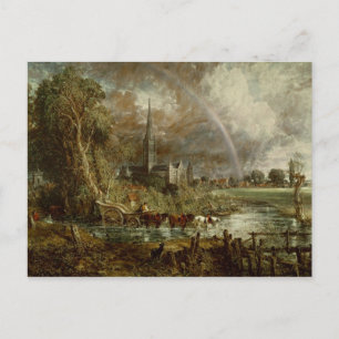John Constable Salisbury Cathedral From the Mead Postcard