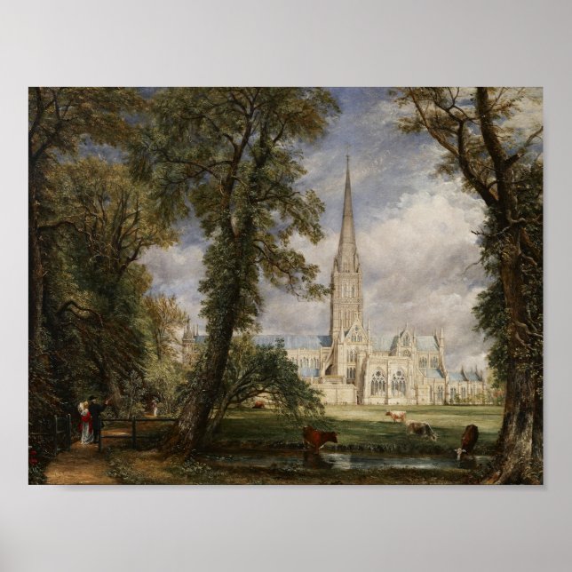 John Constable - Salisbury Cathedral Poster (Front)