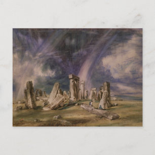 John Constable Stonehenge, 1835 Postcard