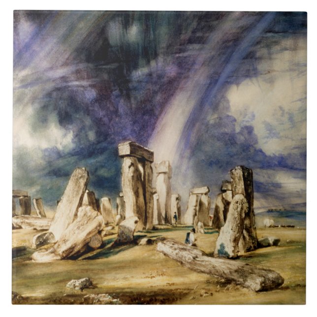 John Constable - Stonehenge Tile (Front)