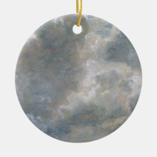 John Constable | Study of Cumulus Clouds, 1822 (oi Ceramic Ornament (Front)