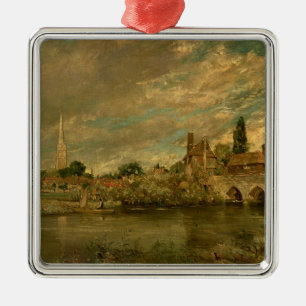 John Constable   The Bridge of Harnham and Salisbu Metal Ornament