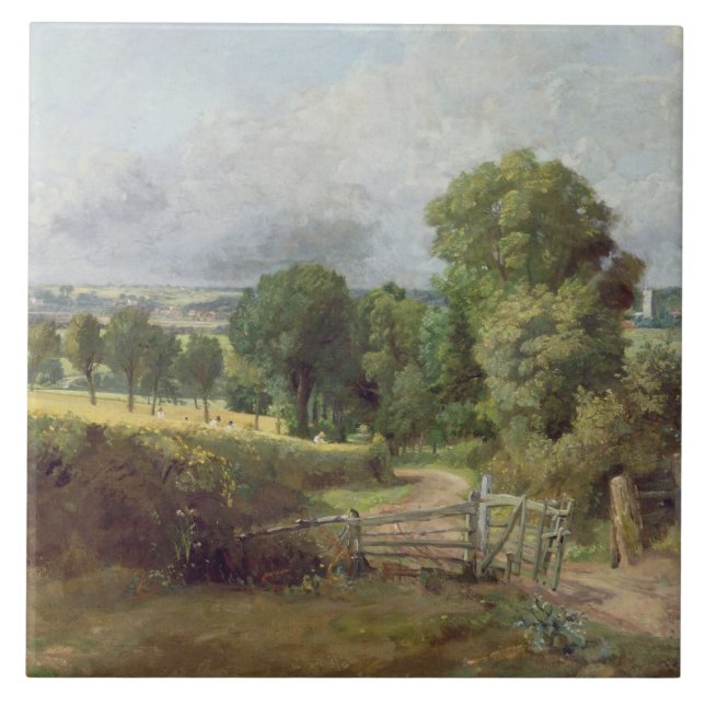 John Constable | The Entrance to Fen Lane Tile (Front)