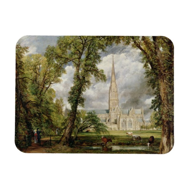 John Constable | View of Salisbury Cathedral from  Magnet (Horizontal)