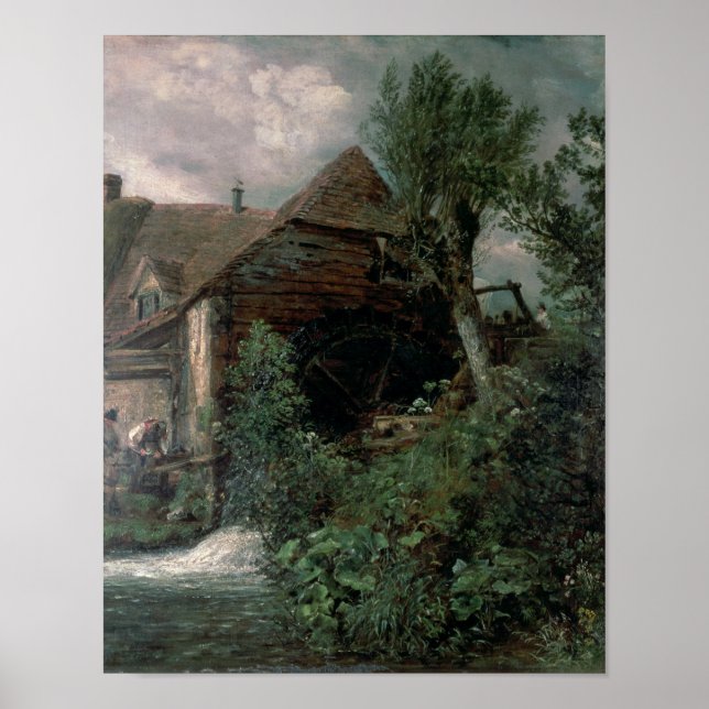 John Constable | Watermill at Gillingham, Dorset Poster (Front)