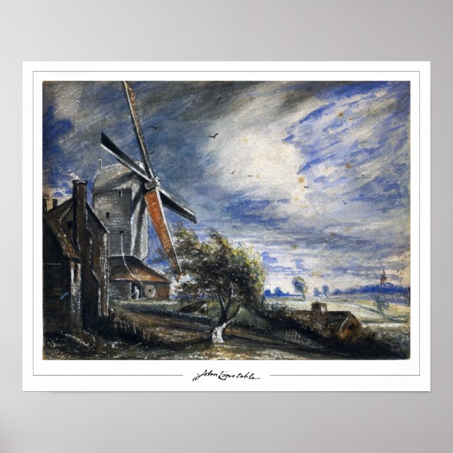 John Constable Zedign Poster d'art #243-2 (Devant)