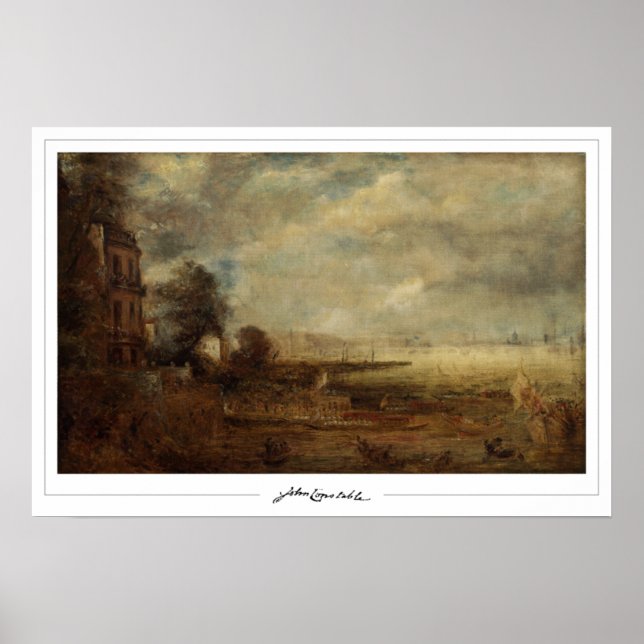 John Constable Zedign Poster d'art #334-2 (Devant)