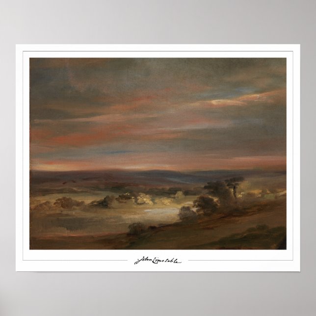 John Constable Zedign Poster d'art #7 (Devant)