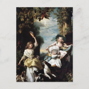 John Copley-Three youngest daughters of George III Postcard