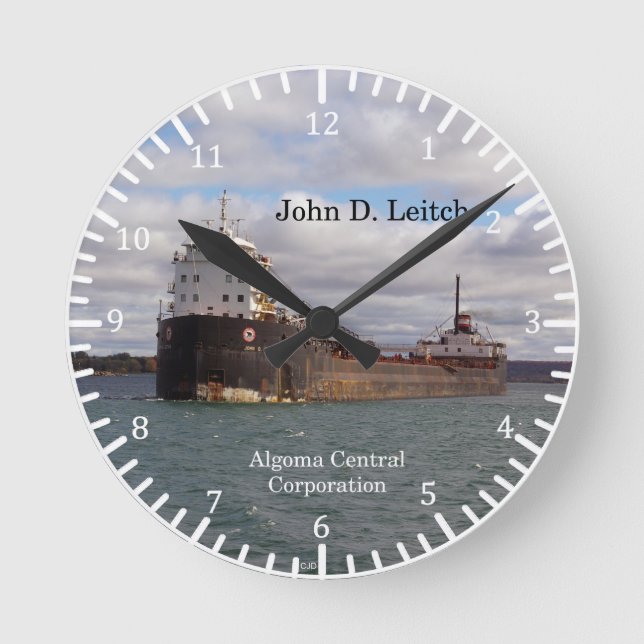 John D. Leitch clock (Front)