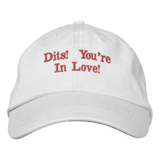 John Daker: Dits!  You're In Love!  Hat. Embroidered Hat